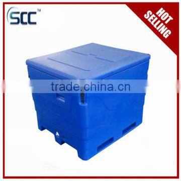 600Ltr PE Storage Tanks, Plastic Roto Fish Tanks, PU Insulation Fish Tanks photo-3