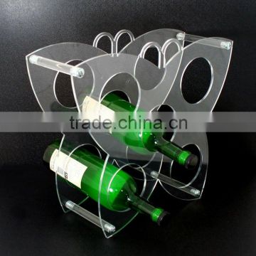 Butterfly Stackable Modular Wine Bottle Holder /Shelf / Stand / Display / Rack