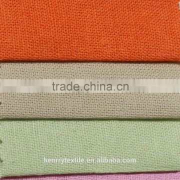 Solid Color Cotton Linen Fabric for Garment