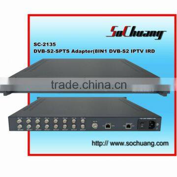 SC-2135 DVB-S/S2 to IP Adapter/IPTV Adapter/Gateway