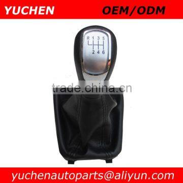 YUCHEN Car Shift Gear Knob With Gaitor For Skoda Superb II 3T 2008-2012 OEM 3T0711113/3TD711113RYP