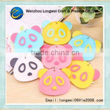 panda shaped metal keychain custom/peacock keychain/hard hat keychain