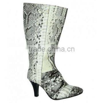 Python leather boots SWPS-002