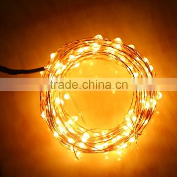 12V copper wire 10M 100 leds string lights