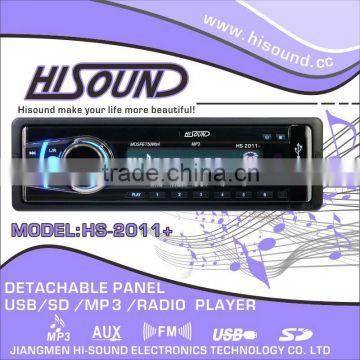 Hisound HS-2011Detachable car mp3 player with usb sd