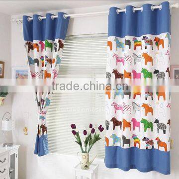 readymade blackout daylight custom printed drapes