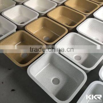 Artificial Stone Solid Surface Countertop Kitchen Sink photo-3