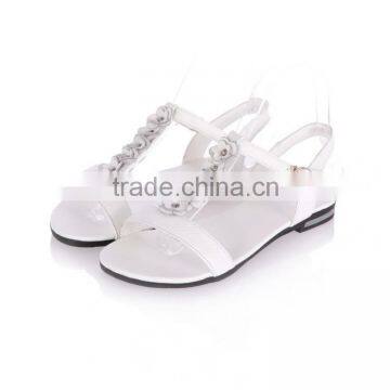 China Shoe Manufacturer Wholesale Lady Fashion Leather Shoe photo-3