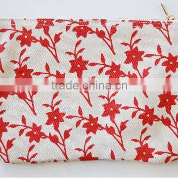 New Fashion Printed Canvas Bag Zipper Coin Change Purse photo-3
