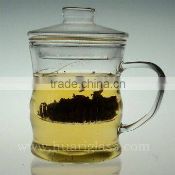 Glass Mug With Infuser & Cover