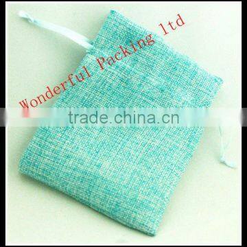 2014 Factory wholesale jute bag with drawstring making sample for free