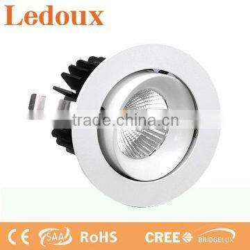 accessory adjustable 9W anti glare COB downlight 25degree ledoux specially designed reflectors of different angles