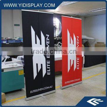 High resolution advertising roll up banner