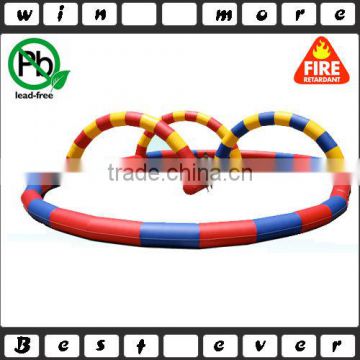 Primary Color Race Track ,inflatable mini car race track,inflatable racing track