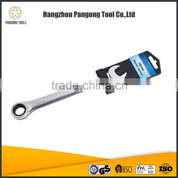 Professional Double Ratchet Offset Ring Wrench Combination Spanner