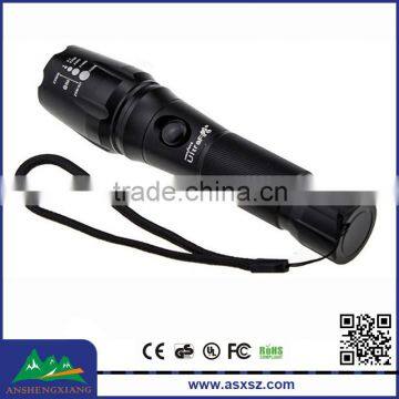 High Quality Super Brightness 1xCREE XML T6 Cheap led rechargeable flashlights