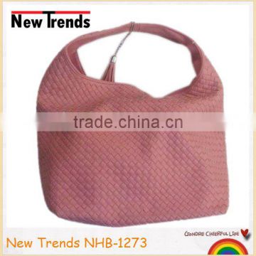 Fake braide PU tote for women