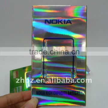 battery paper packaging with PVC window