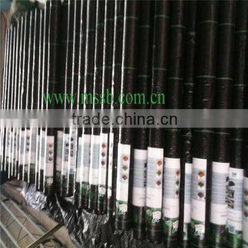 Agricultural black plastic weed control