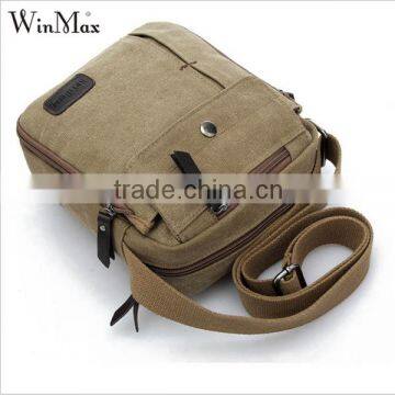 Hot sale mens shoulder bag canvas shoulder messenger bag                        
                                                Quality Choice