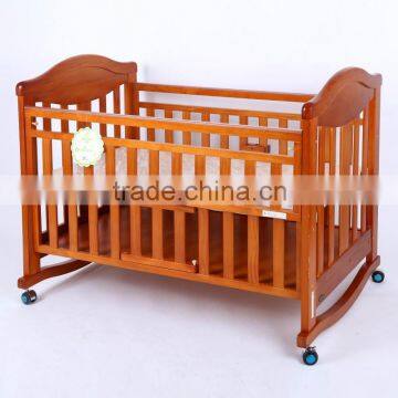 2015 best quality Wooden Wooden baby cot