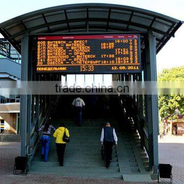 Outdoor Waterproof P10 Single Yellow 55 inch outdoor led advertising scroll display