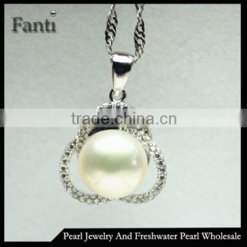 Wholesale freshwater pearl pendants jewelry 2014 jewelry