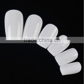 custom 2016 popular new lady vacant white blank fake nail