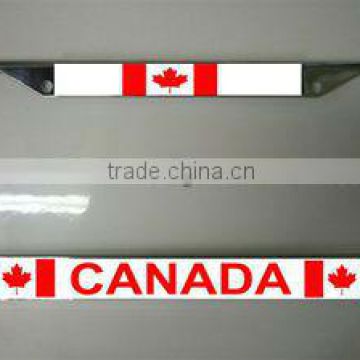 Custom Double Panel License Plate Frame