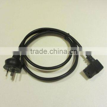 Australia standard 3 pin power plug,3 core power cord with SAA approval