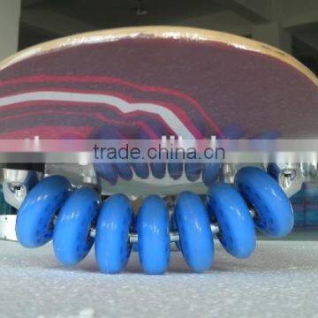 32"x10"chinese maple 14 PU wheel skateboard-flowboard (CE)