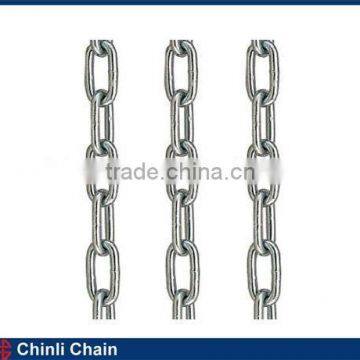 DIN5685A/C Standard Q235 Material Welding Chain Short Link Galvanized Chain For Polished Treatment