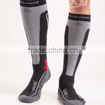 Cycling Men Sport Compression Knee High Socks