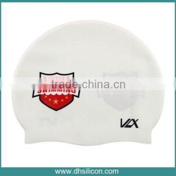 High silicone swimming sport cap