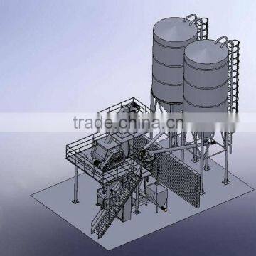 Simple type semi-automatic dry mortar machine