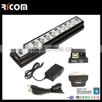 10 port usb hub,Multi 10 port hub--Shenzhen Ricom