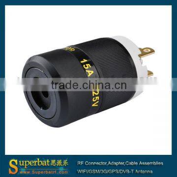 IEC 3pin AC 125V 15A power cord plug tube amplifier power connector New Listing