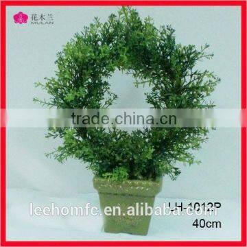 cheap price boxwood landscaping artificial grass wreaths