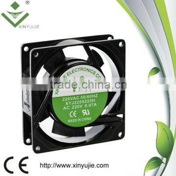 Xinyujie new arrival hot saling fan 92mm /Good 110/120v ac cooling fan /Popular PC case fan motor