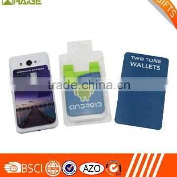 Wholesale OEM Silicone Mobile Phone Case NAME Card Holder Wallet