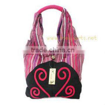 high quality stylish ladies big cotton bags/shoulder cases 149-55