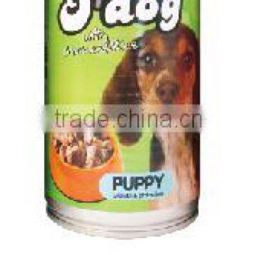 canned pet food dog treat beef flavour dog snack 400 gram factory wholesale dog training treat OEM private label