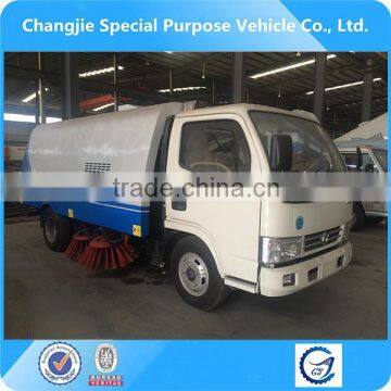 Factory sale cheap price customized good quality 4x2 dongfeng 5m3 5cbm road sweeping vehicle