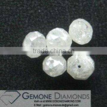 Sparkling Loose Real Diamond Beads In mm Carat Size