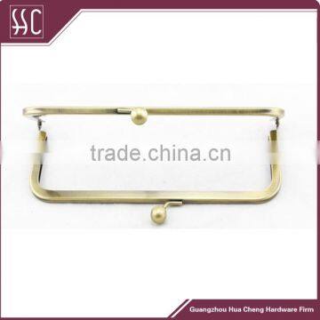 20.5x7.5cmGuangzhou factory metal clutch purse frame & purse frame for bags,clutch handbag frames