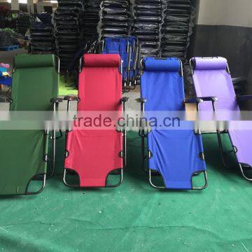 folding beach Sun Lounger Bed / sun beach bed for camping bed