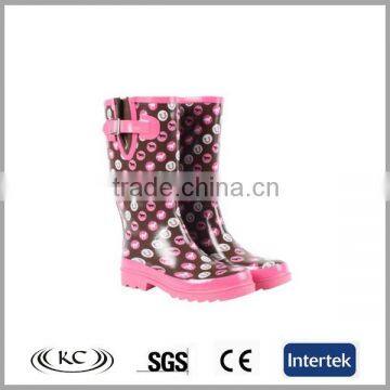 colorful ladies rubber rain boot