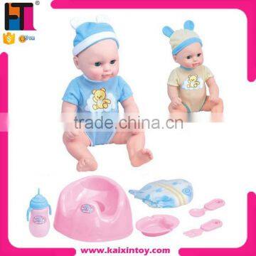 vinyl 12 inch pee funny function baby dolls toys wholesale