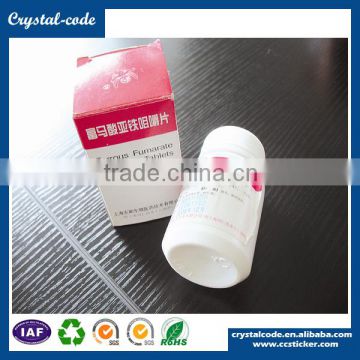 Professional adhesive labels for medicine bottles