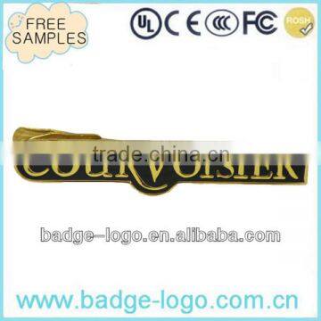 gold plated custom made clips for clip on ties